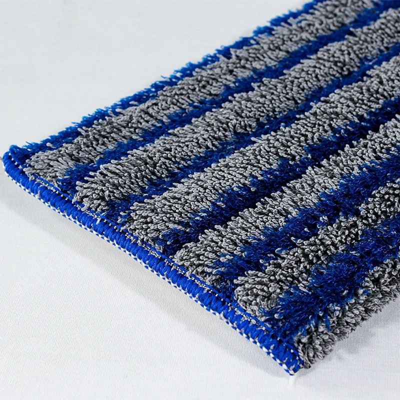 Commercial Industrial Microfiber Trapezoid Scrubbing Twisted Mop Pad Wet Industrial Mops Wet Mops Refill Head Cleaning Tools