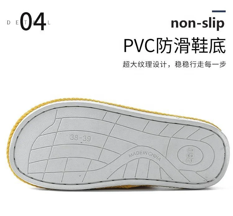 JOGHN OEM ODM female plush fuzzy winter memory foam house slippers for guests pantoufles sleeper shoes chinelos mop Fur slippers