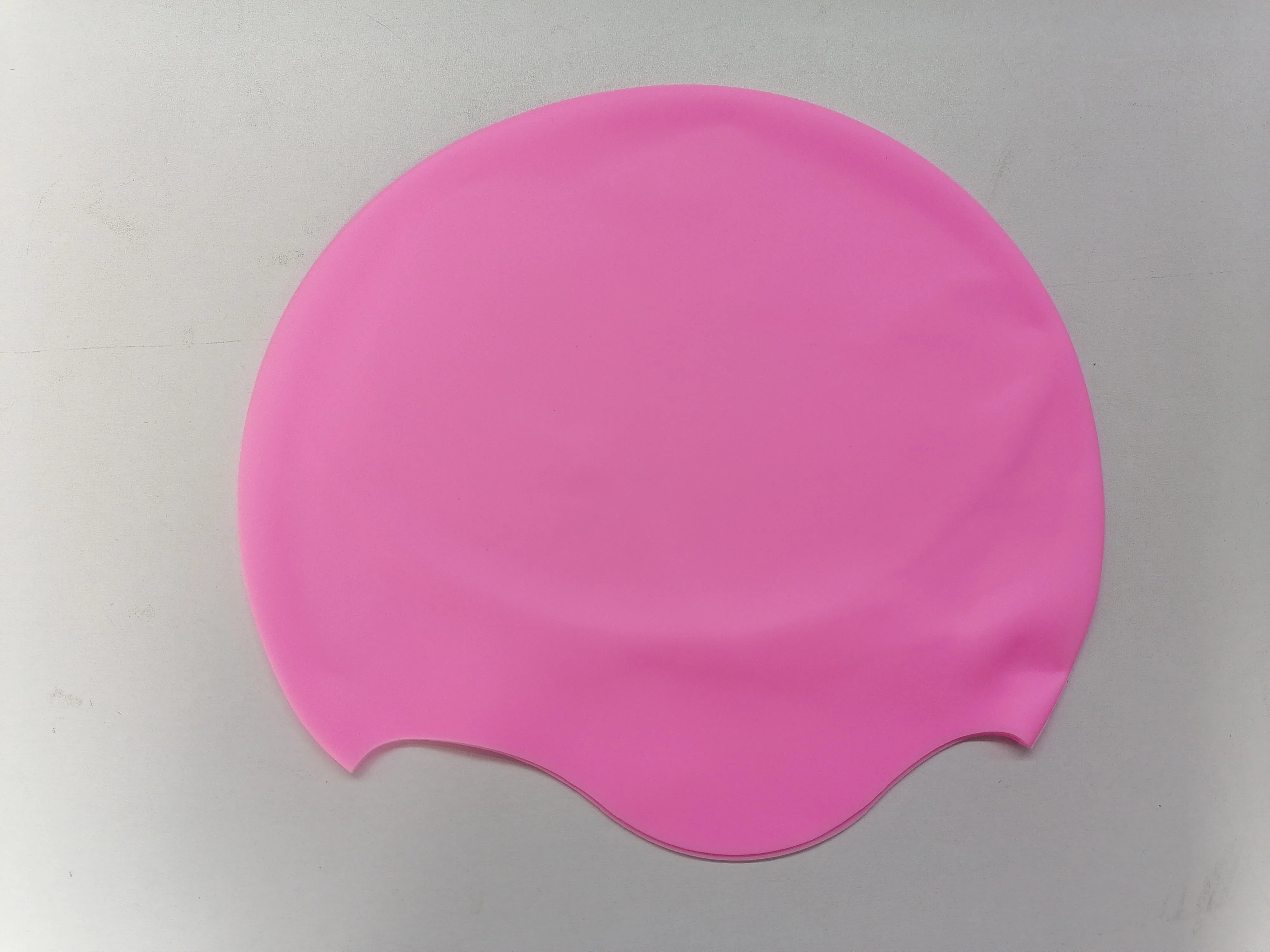 Durable Silicone Swimming Hat with Ear Protection Unisex Adults Bath Swimming Caps Extra Large Swim Cap