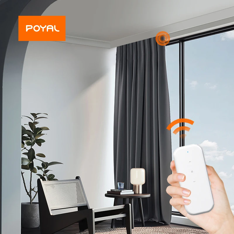 Smart Wireless Control System Remote Single Channel Electric Curtain Remote Control Emitters for Motorized Blinds Window Drapes
