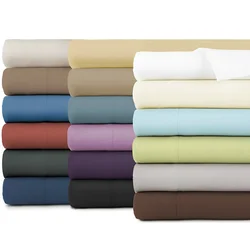 Sample Available Anti-wrinkle Simple Polyester Flat Bed Sheet Bedding Set For Hospital