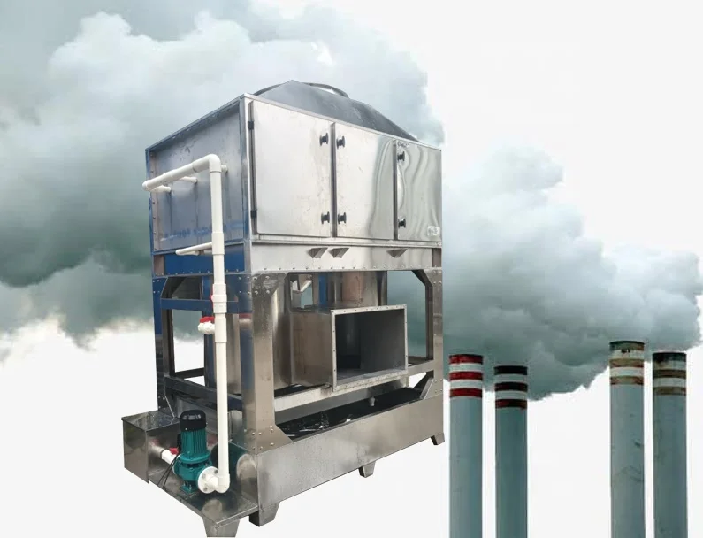 KELV Chemical Factory Dust Remover Stainless Steel Spray Tower Equipment 6000M3/H Water Cyclone Tower Gas Purifier Wet Scrubber