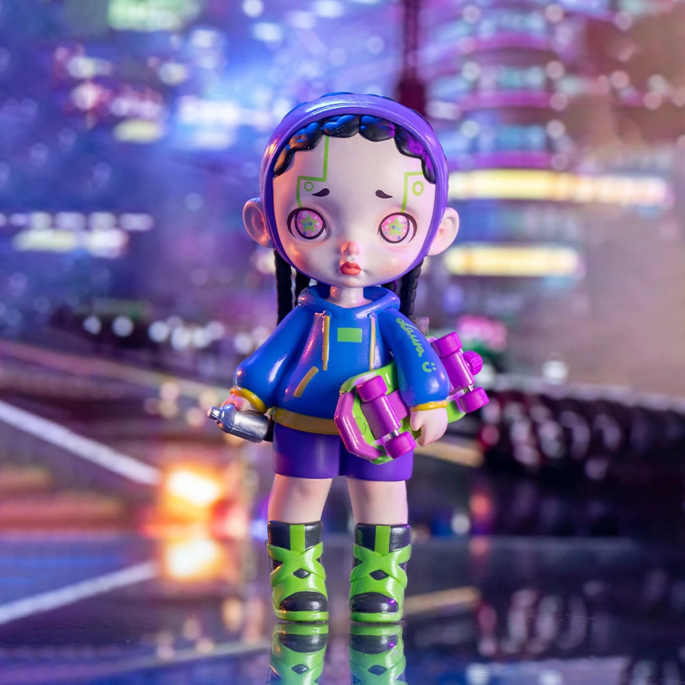 2023 Original Laura Cyberpunk Series Blind Box Toys Mystery Box Pop Mart Figure Model Girl Birthday Gift