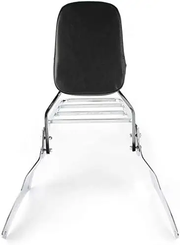 Спинка Sissy Bar с багажником и удобной подушкой совместимая Yamaha VStar 650 400 XVS Drag Star DS650