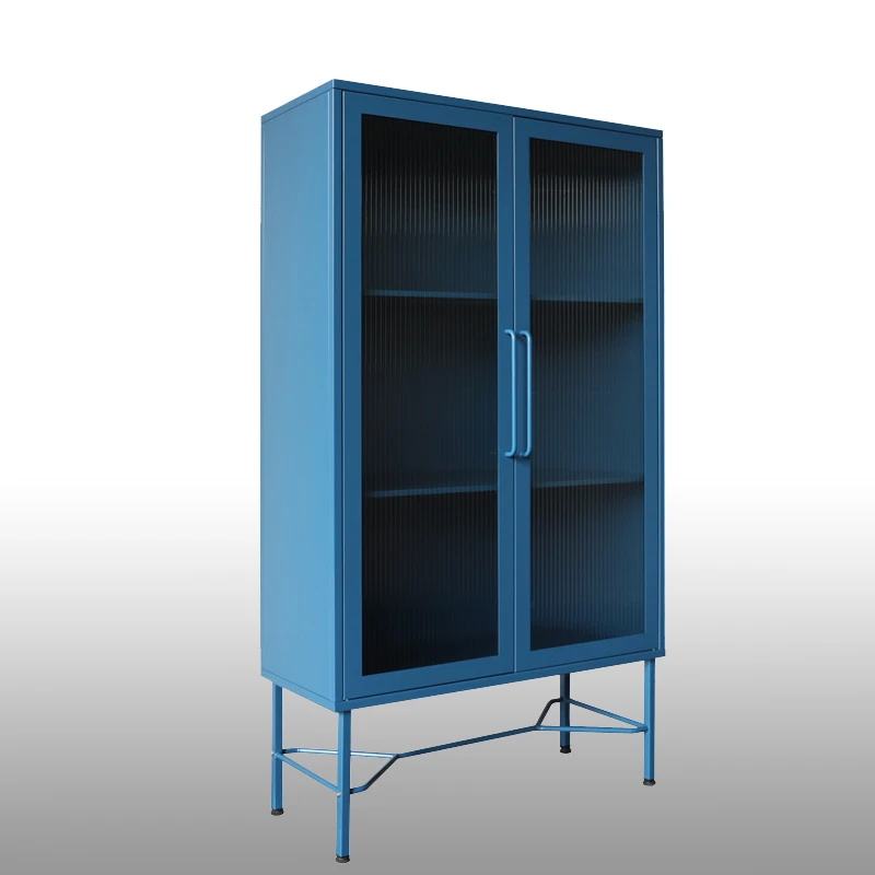 Home furniture super capacity modern iron cupboard steel material storage cabinet with huge space Organizer