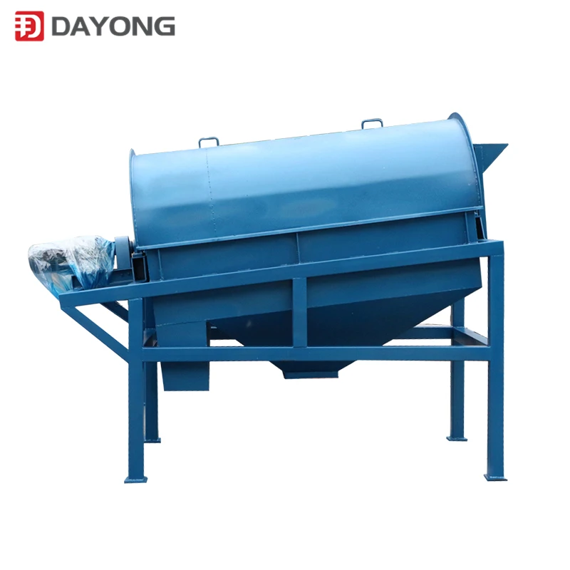 City Garbage Waste Sorting Plant Trommel Screen Separator Machine For Paper Wood Plastic