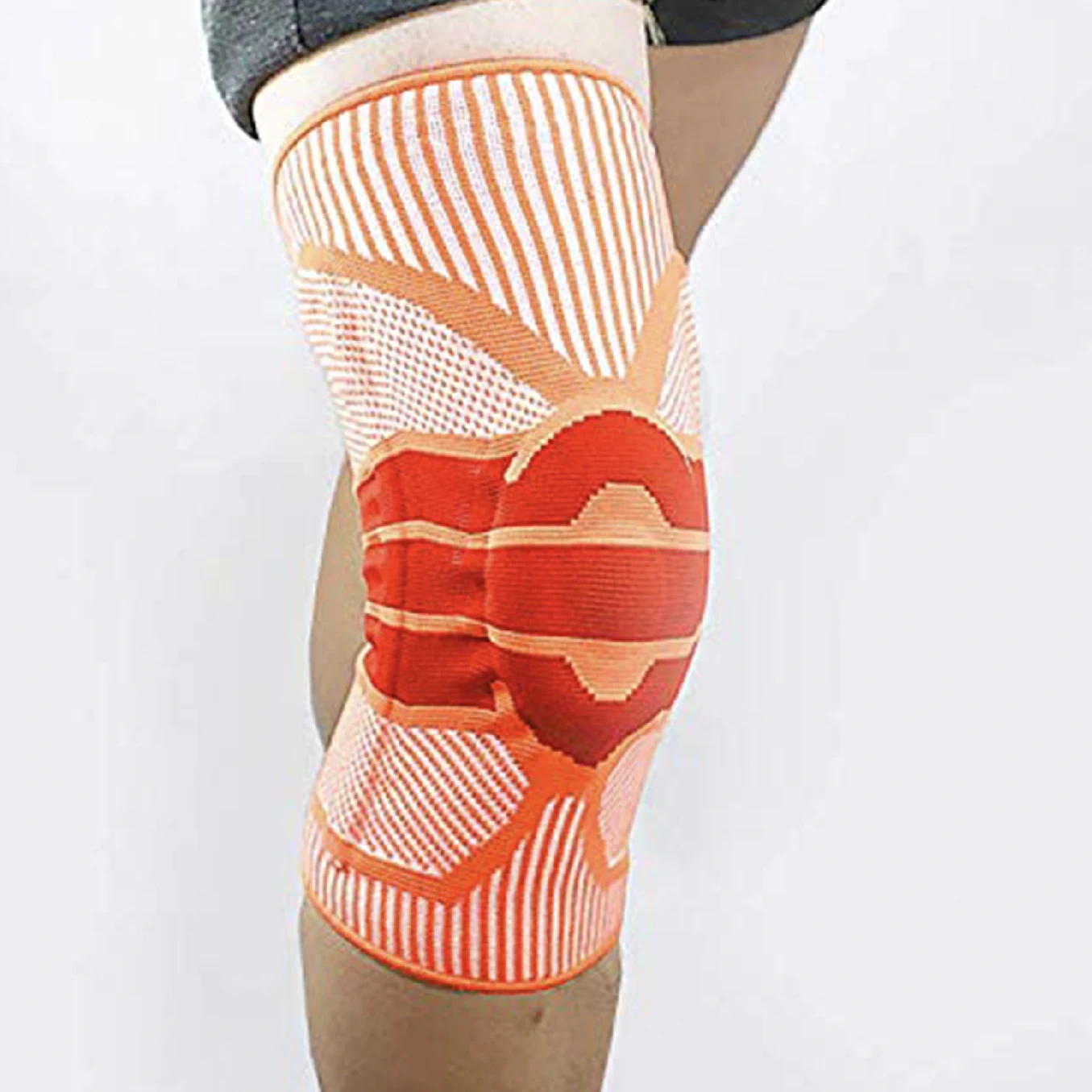 Спортивный защитный компрессионный баскетбольный 3D регулируемый ремень на шарнире с пружинными подушечками ремень рукав коленный фиксатор колена