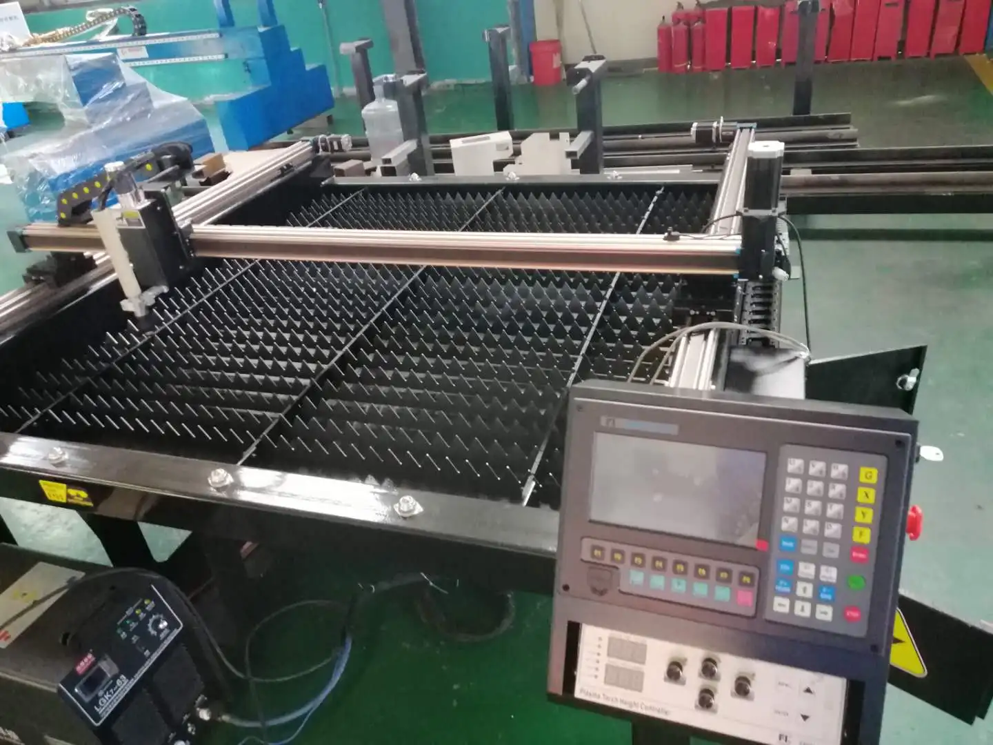 
CNC plasma cutting table mini desk type 2x2 or 4x4 inch DIY metal sheet crafts profile tool 