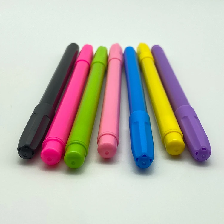 free sample manufacturer oem oil based marker round waterproof permanent cd/dvd metal marker pen sets with single tips