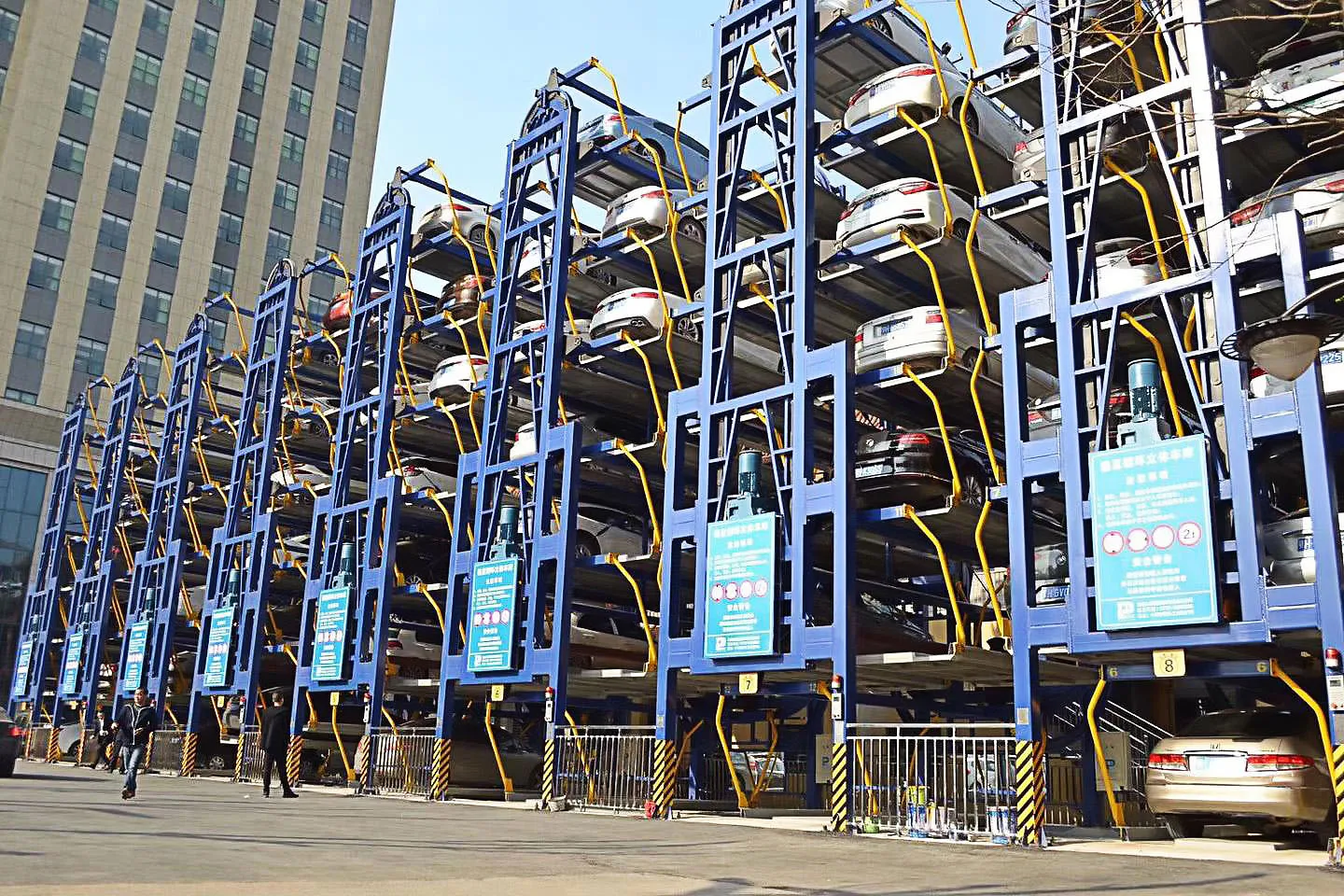 Mechanical Parking Building Smart Rotary Parking System Vertical Car Parking Lift Price