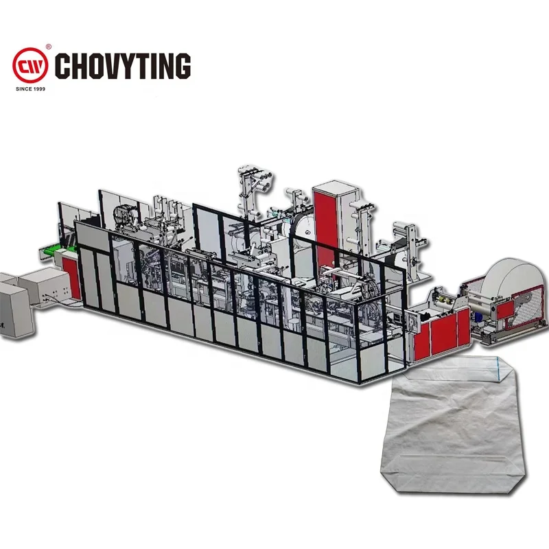 cement multi layer pp sack square bottom block bottom valve Fertilizer/Rice/Seed/Feed/Flour/Chemical/Sugar bag making machine