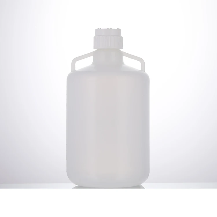 Easy to Carry 4L10L 20L 50L PP Plastic Nalgene Round Carboy for Laboratory Large Capacity Distilled Water Storaging Bottle
