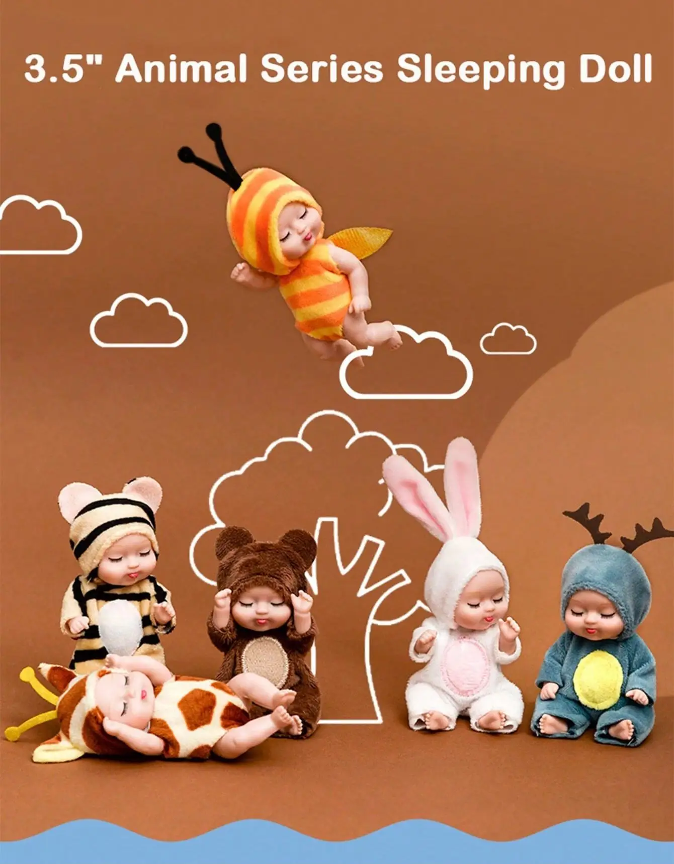 Baby Fashion Sleep Simulation Realistic Girl Reborn Doll Newborn Girl Toy Gift