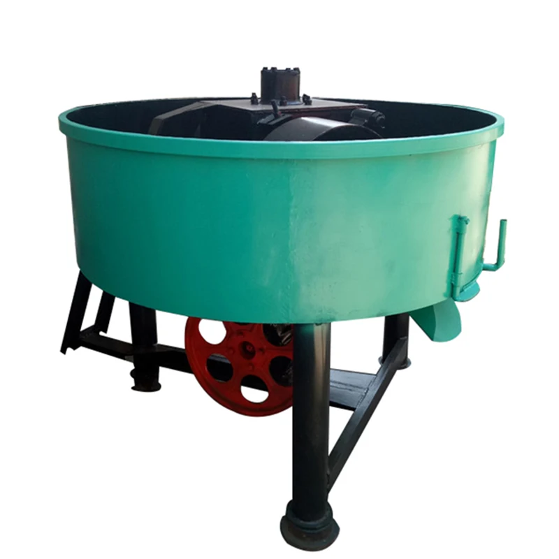 Grinding mixer wheel roller mixer for charcoal powder and binder