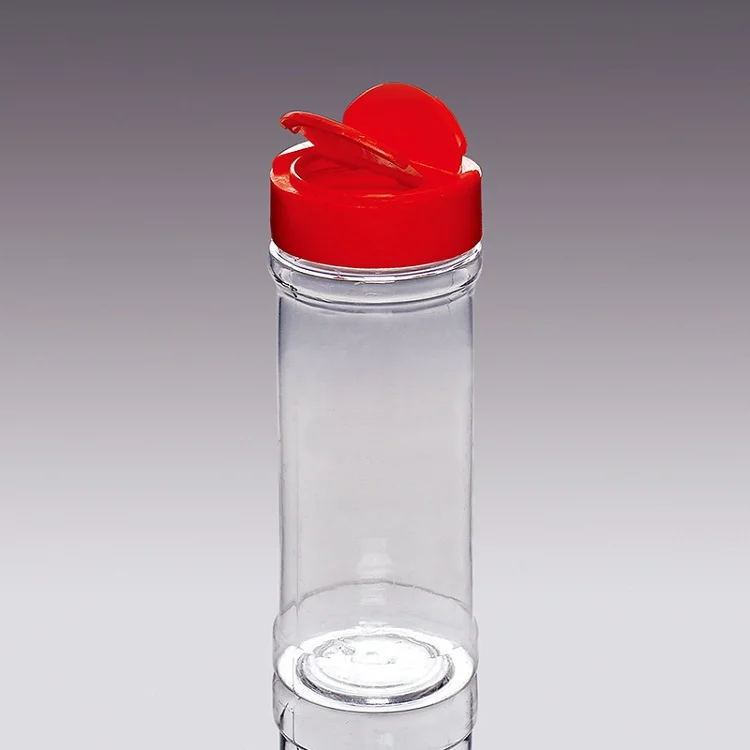 
Hot Sale 200ml Toothpick Cap Pet Plastic Salt Pepper Spice Jar 
