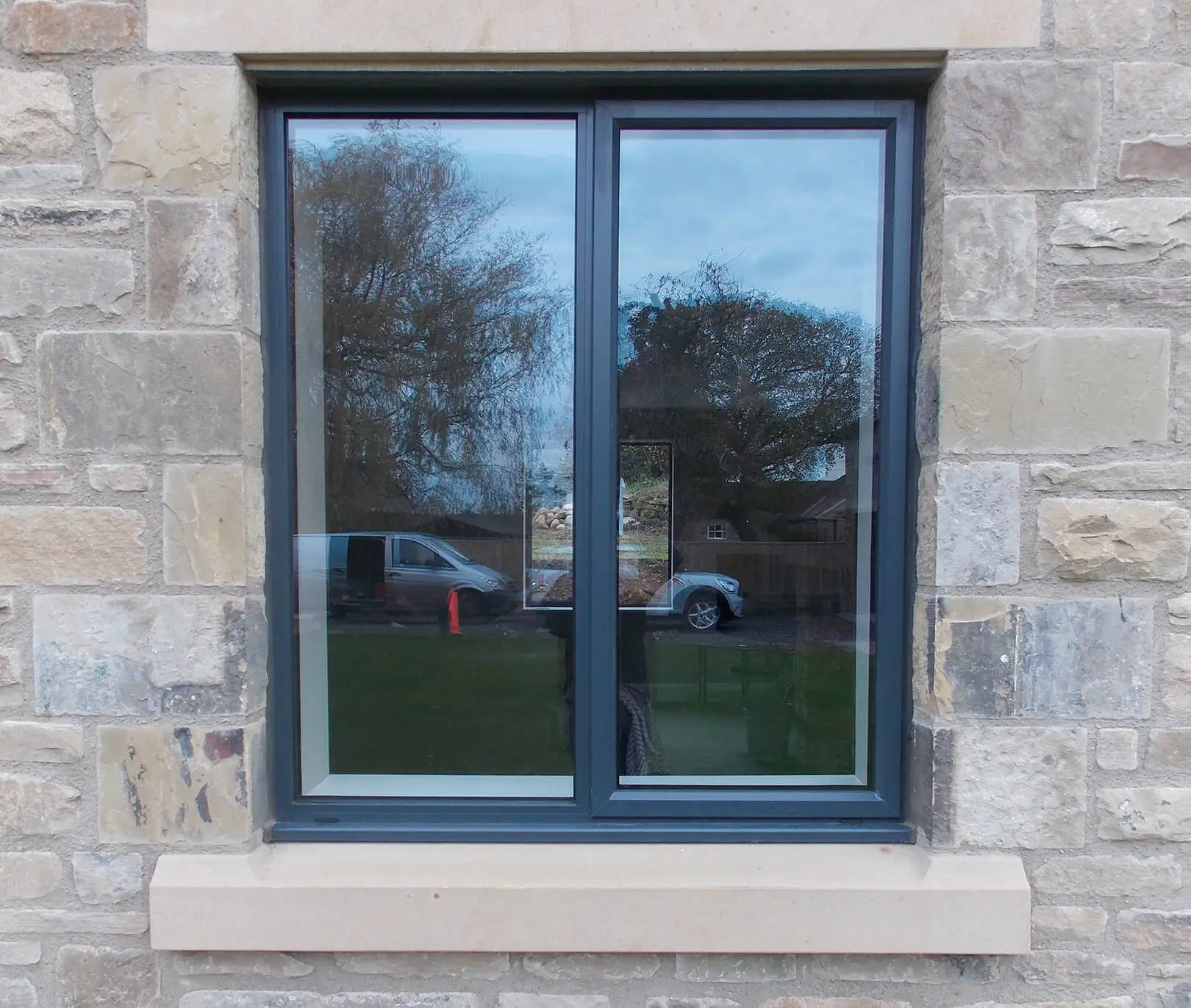 American Style Aluminium Clading Wood French Door Wood Clad Aluminum Casement Window and Doors with Screen