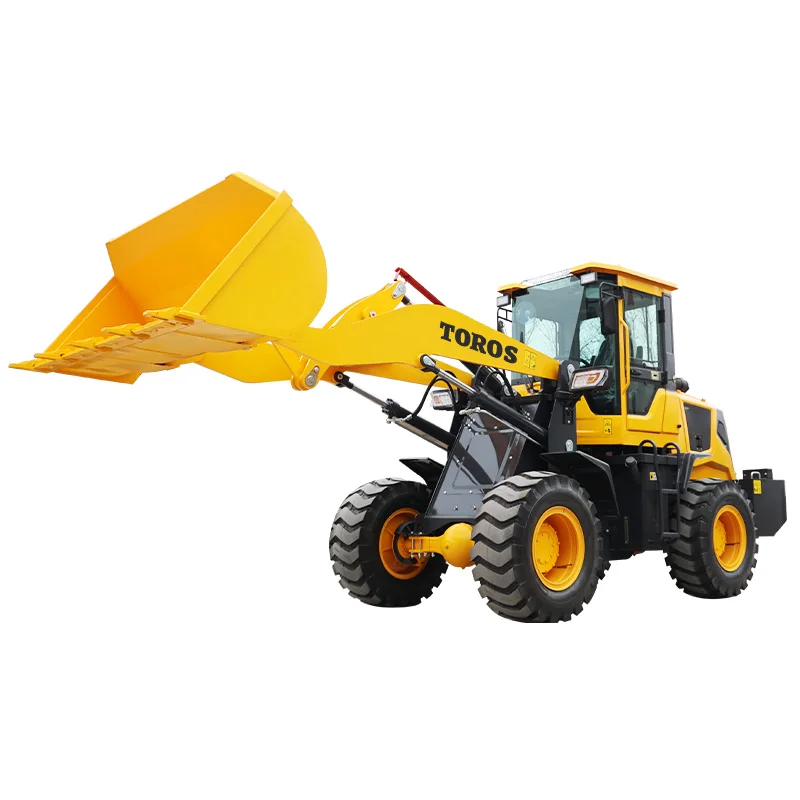 TOROS Small Wheel Mini 4x4 Tractor Excavator Digger  Loader For Sale Wheel Loaders For Sale In Canada