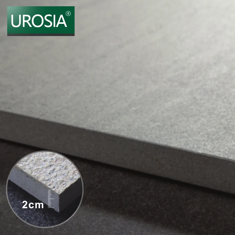 Hot sale Exterior Tiles Supplier 2cm Thick Non Slip Grey Outdoor Ceramic Porcelain Outside Garden Floor Wall Tile