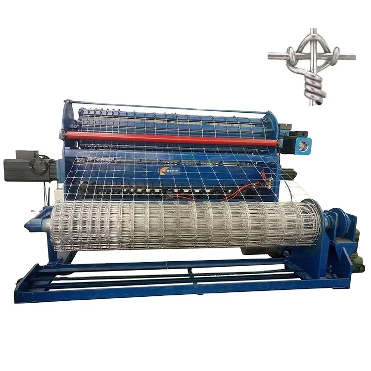 China Manufacturer Full-automatic Fixed knot Woven wire mesh Agricultural Fence Machine