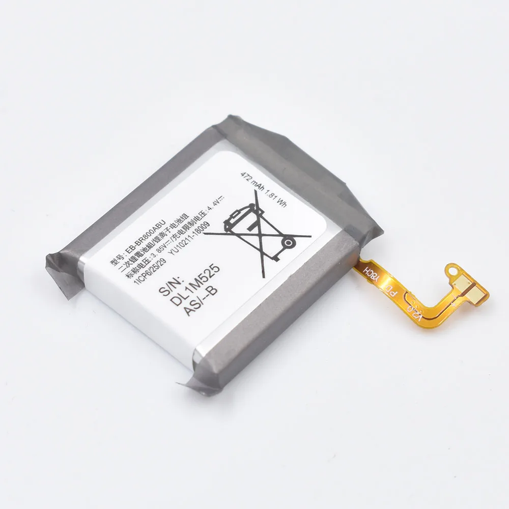 EB-BR800ABU For Samsung Gear S4 SM-R800 SM-R805 SM-R810 46mm Smart-Watch Replacement Battery 472mAh