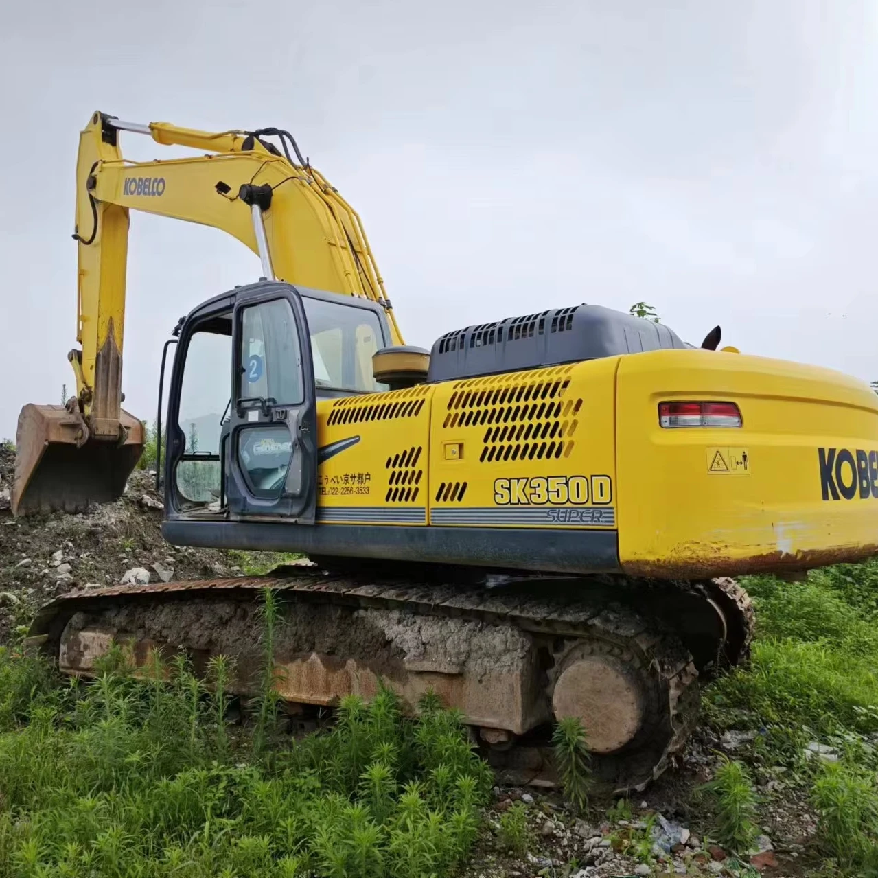 Экскаватор-амфибия Kobelco SK350LC быстрая доставка японский экскаватор SK350-8 Кобе требуется осмотр на месте