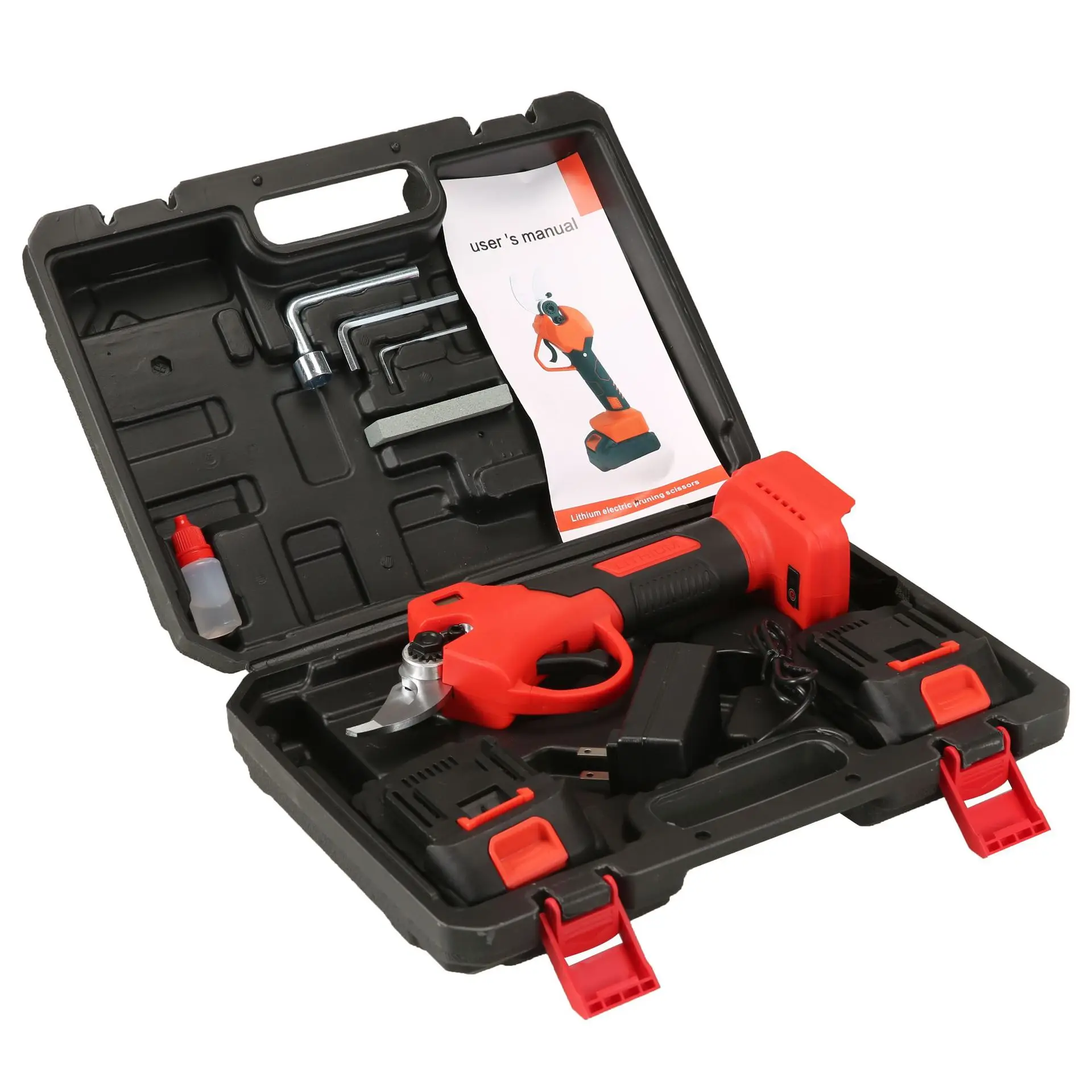 Rechargeable electric shears garden fruit tree electric shears multifunctional handheld lithium electric pruning shears