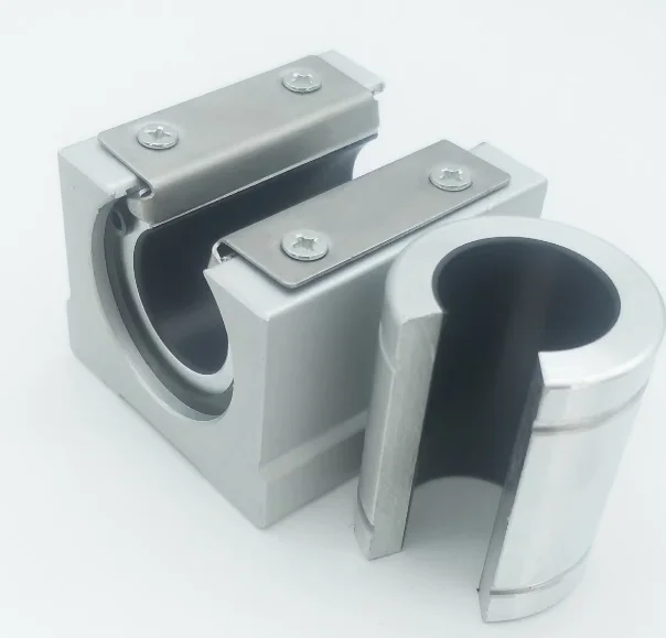 Domestic aluminum SBR  sliding seat anodized self-lubricating engineering plastic linear bearing  open sliding seat