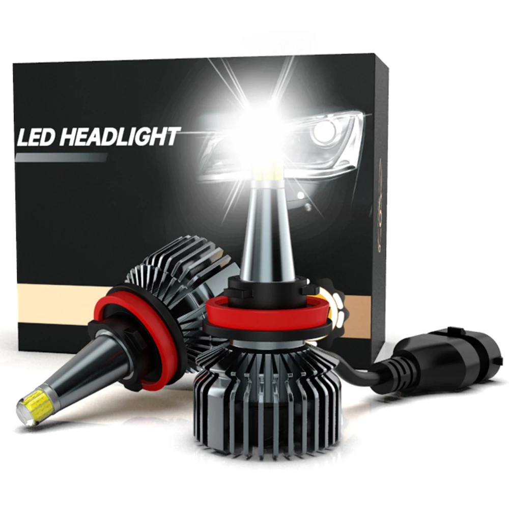 IP68 8000LM 9006 LEDHeadlight driver built in auto LED 6500K W/fan Car exterior LED headlamp 360 LED headlight bulb for TOYOTA