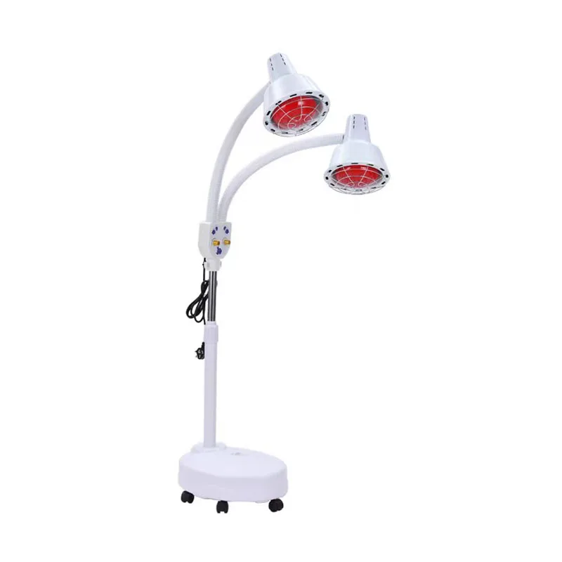 Salon Skin Care 275W Near Infrared Therapy Lamp Dual Head Infrared Light Therapy Lamp Joint Pain And Muscle Soreness Relief