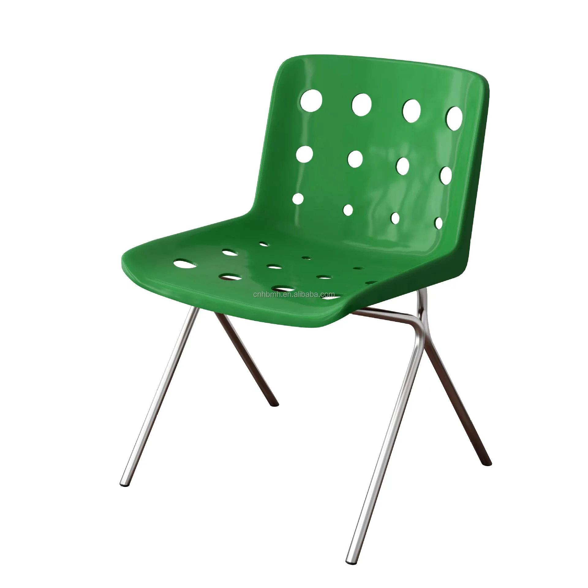 Korean style nordic High quality restaurant cafe bistro plastic chair stackable low price dining chairs