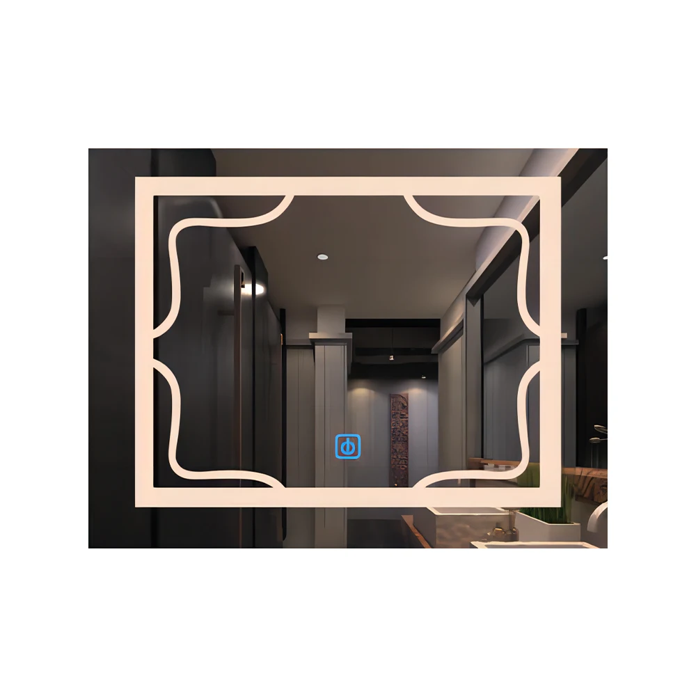 YIDA High Quality Cheap Rectangle LED Mirror Washroom Wash Basin Demister Mirrors for Bathroom/Bedroom/Hair Salon