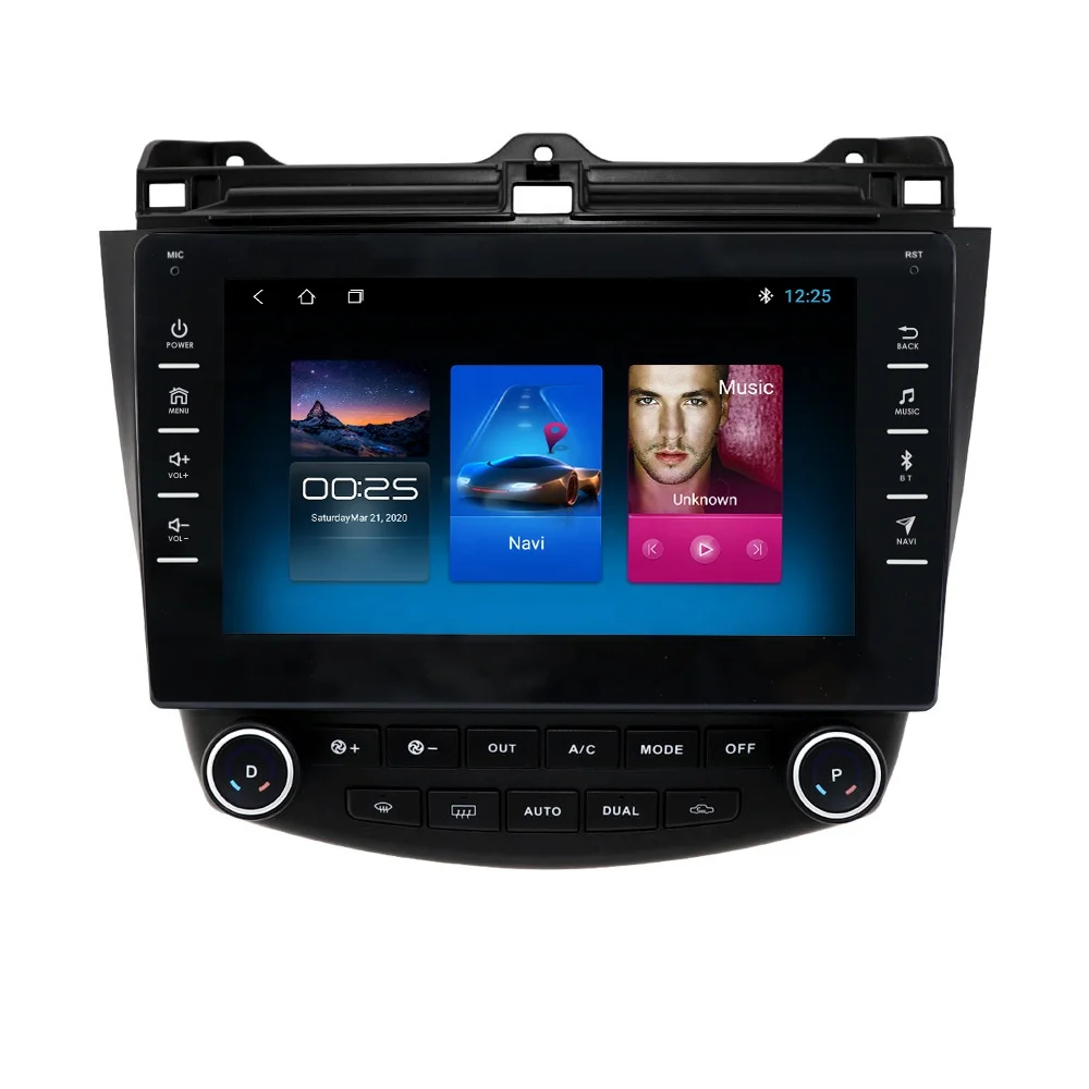 Android 10 4 Core 2+16GB GPS Navigation WIFI BT Multimedia Car Video Audio for Honda Accord 7 Radio Stereo
