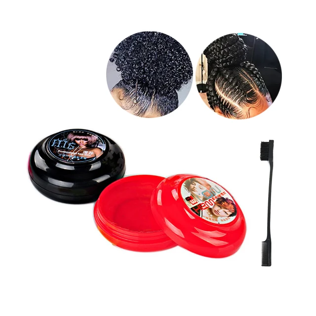 Custom Logo Shine 4C Edge Control Braid Hair Gel For Black Women
