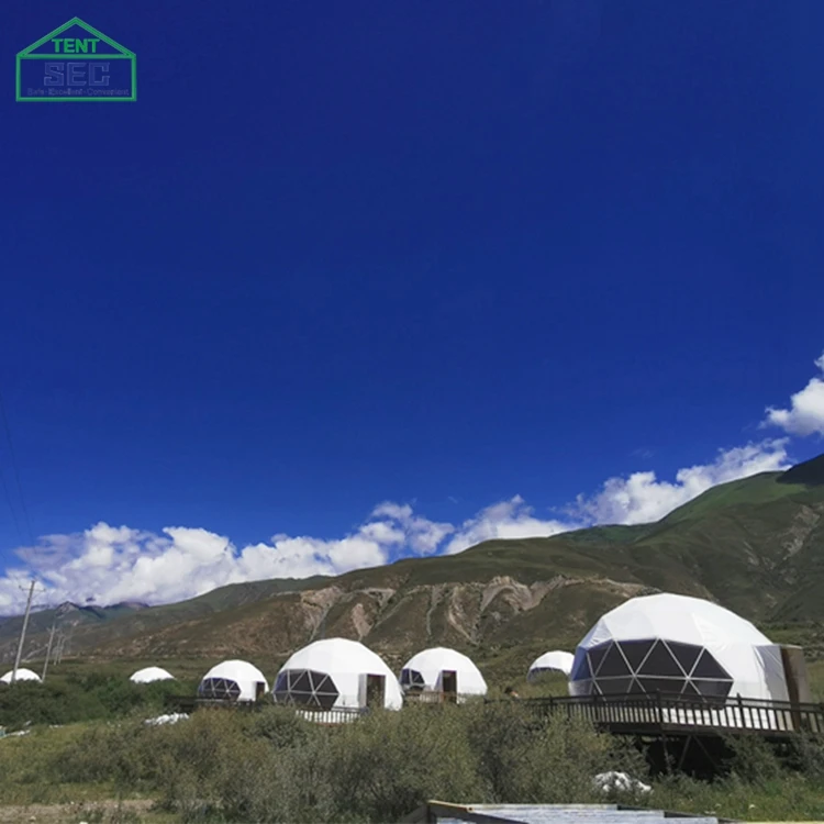 ПВХ отель роскошный Glamping Гео большой открытый купол