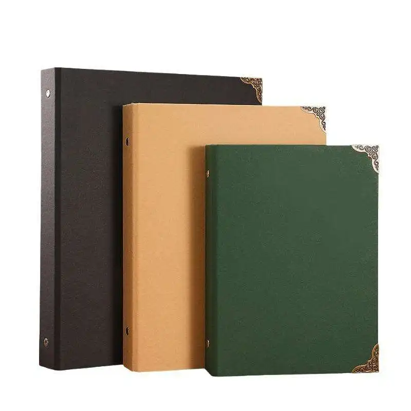 Sales promotion personalized custom golden foil photo album luxury wedding planner guest books Customizable