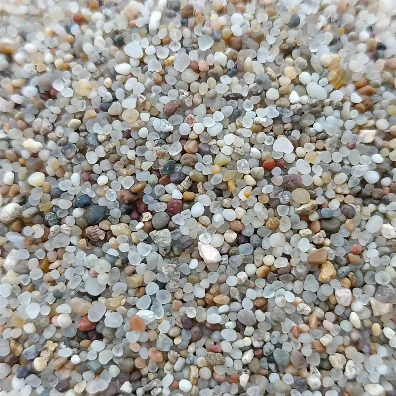 High Quality Natural Sea Round Sand for Artificial Turf Playground Factory Direct Supply