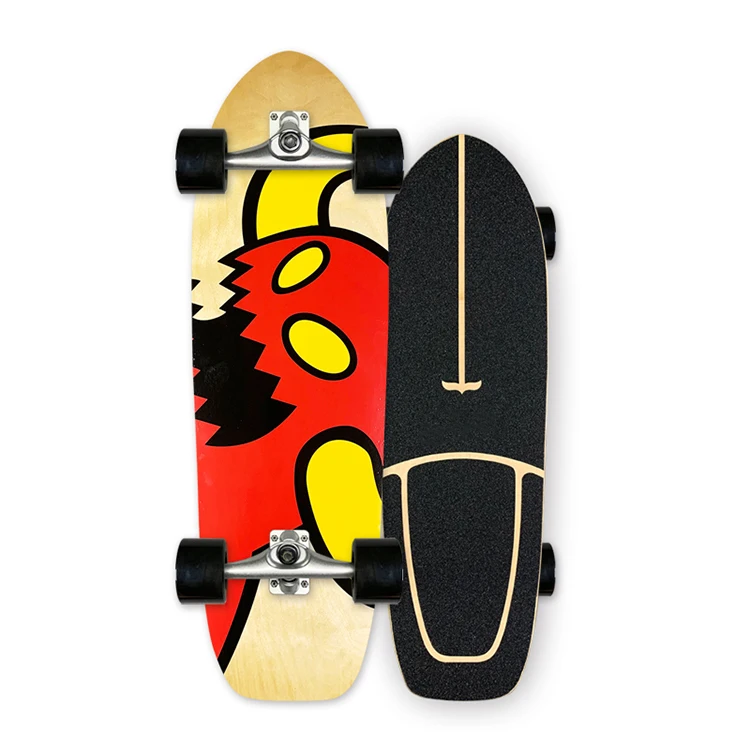 WholeSale Best Selling Surf Skate S7 7 Ply skateboards Maple Wooden Land Carver Surfskate skateboards
