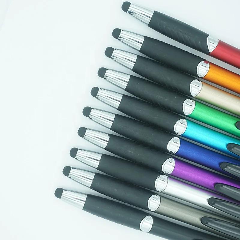 Personalized stylus ball pen promotional touch screen pen custom logo advertising ballpoint pen for mobile phone