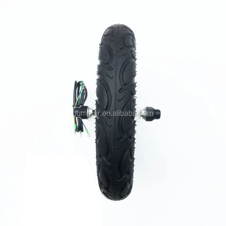 M 12inch compact brushless geared dc hub motor for electric scooters with hall sensors