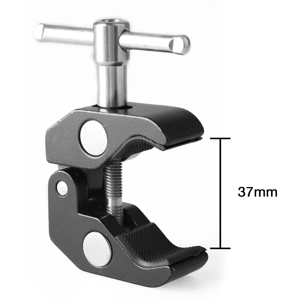 E-IMAGE EI-A05 Articulating Magic Friction Arm crab pliers clip claw clamp Stud Adapter 1/4\