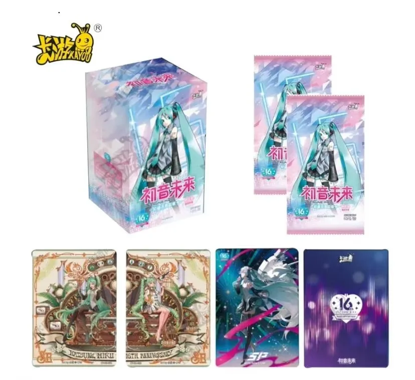 KAYOU Original Hatsunes Mikus Card First Sound Card Birthday Movement Greet Hatsuned Mikus Anniversary Collection Cards Gifts