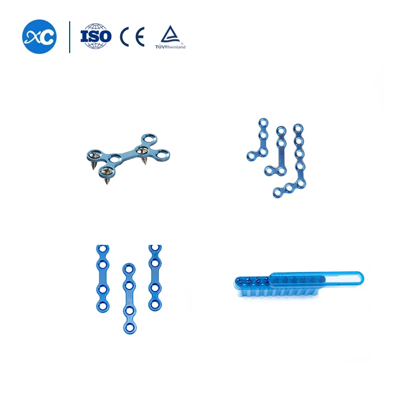 CMF Mini Locking Non-locking Bone Plate Maxillofacial Internal Fixation Orthopedic Plates And Screws
