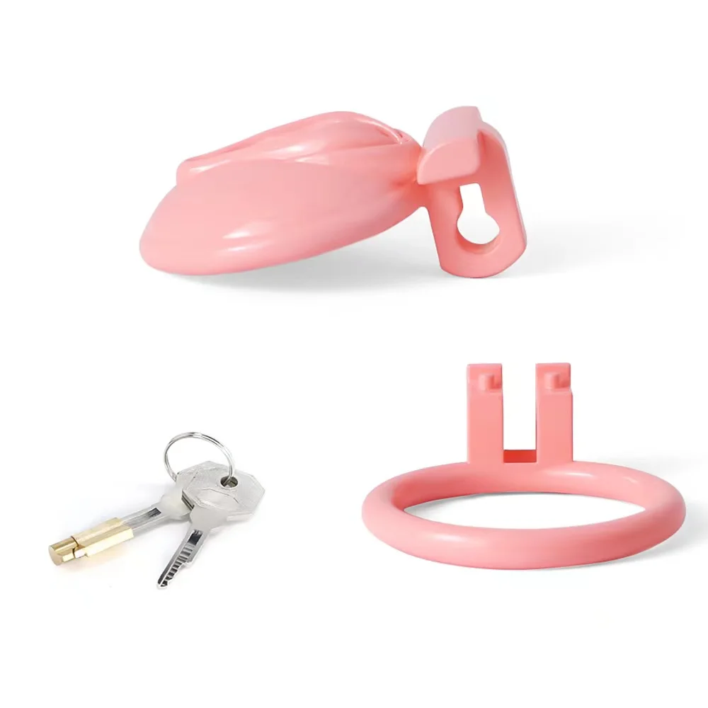 Pussy Shape Chastity Premium Pink Paint Lightweight  Chastity Device 3D Printed Cock Cage