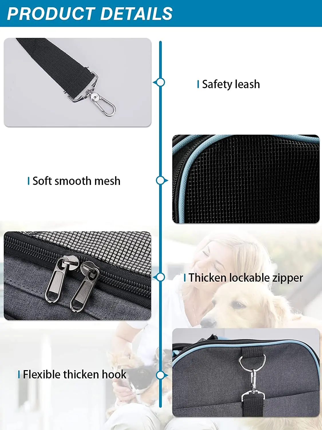 JW PET rolling travel airline approved dog carrier,pet carrier with wheels,rolling pet carrier  outdoor