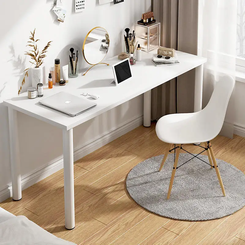 Office Desks Set White Wood Metal Modern Set Home Furniture Folding Table Makeup Study Laptop Computer Office Desks