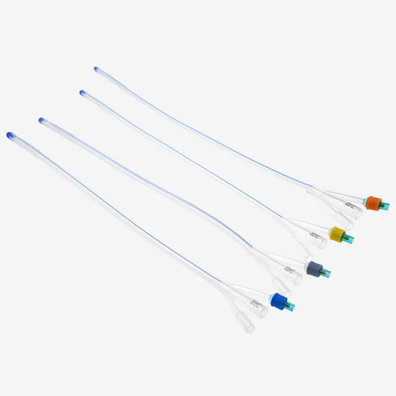 JNCMED Non-toxic and Harmless Sterile Silicone Urinary Catheters For Men 3 Way Nelaton Catheter