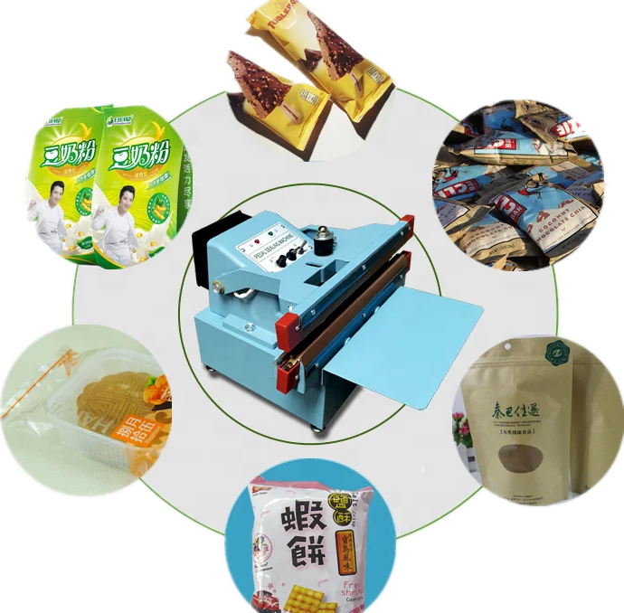 PFS-350Q Pneumatic impulse sealer Desktop foot pedal bag sealing machine