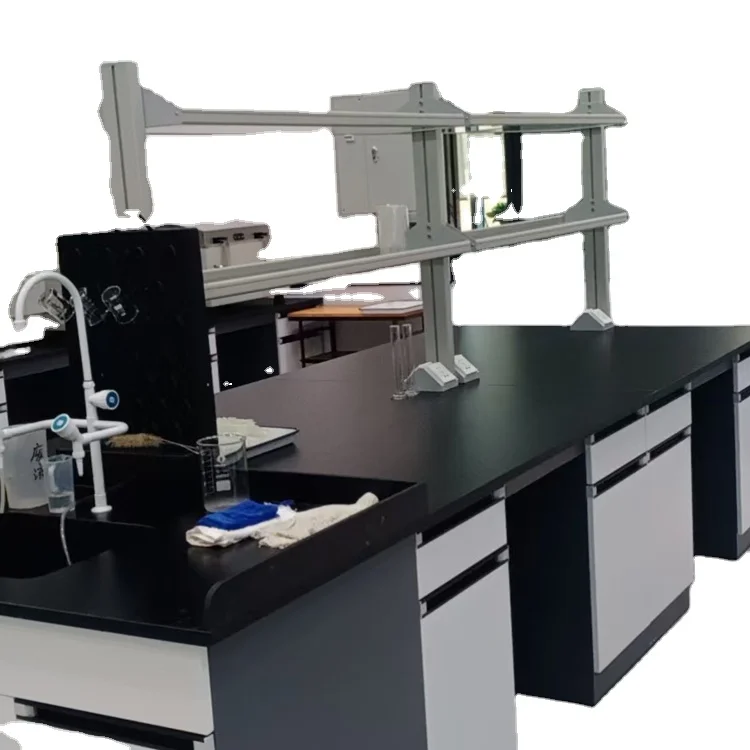 Chinese Manufacturing Physics Laboratory Furniture Physicochemical Board Desktop Workbench