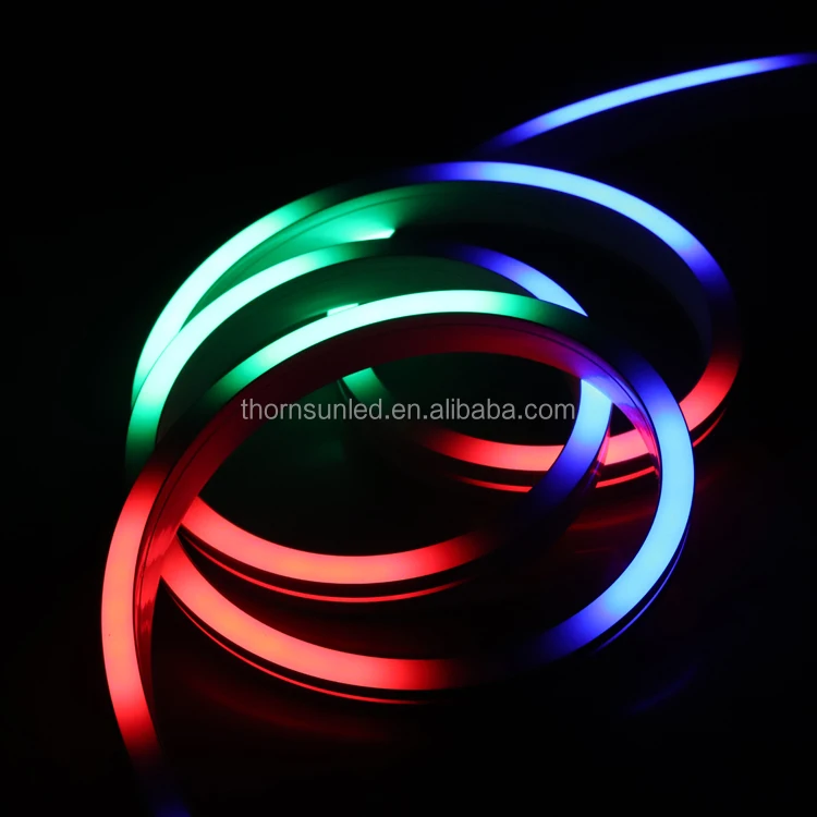 
flexible rgb led noen strip light 12*20 indoor neon led strip 