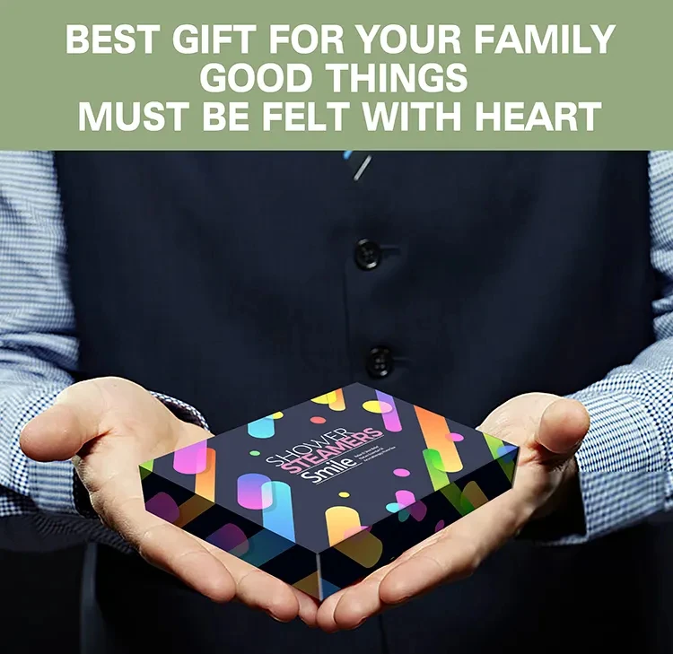 Private Labler Mica Powder Smile Relieve Stress Soothing Clam Lavender Shower Tablet Shower Steamers Aromatherapy